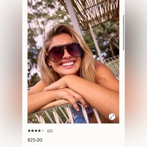 Free People Vintage Oversized Aviator sunglasses